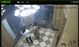 Abnormal gathering scene